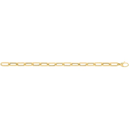 9ct Yel Gold Hollow Bracelet 