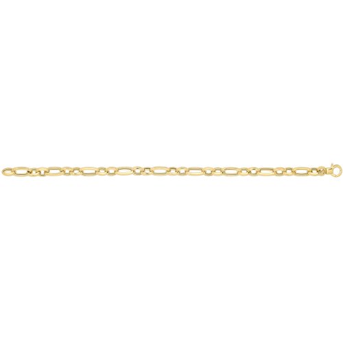 9ct Yel Gold Hollow Bracelet 