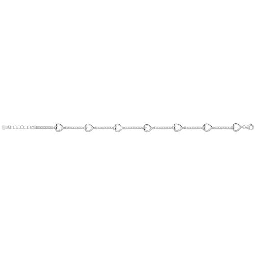 Silver Cz  Bracelet 