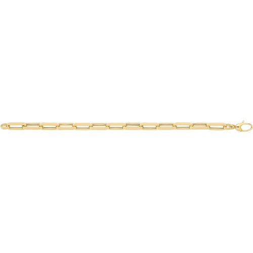 9ct Yel Gold Hollow Bracelet 
