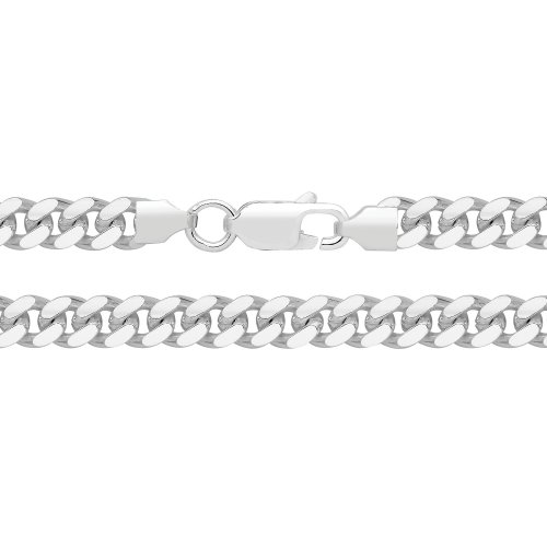 Silver Curb Cuban Chain 