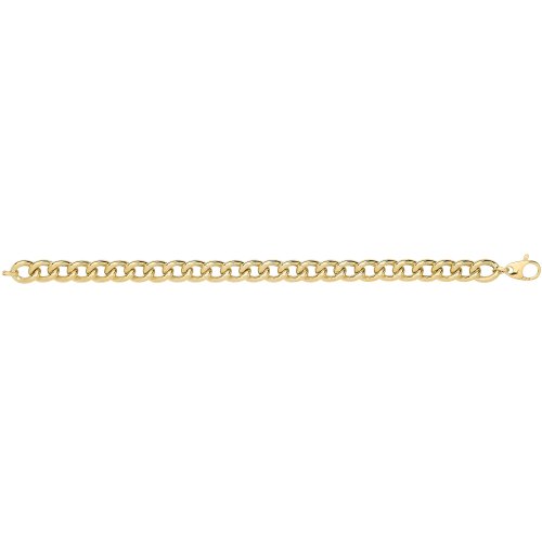 9ct Yel Gold Hollow Bracelet 