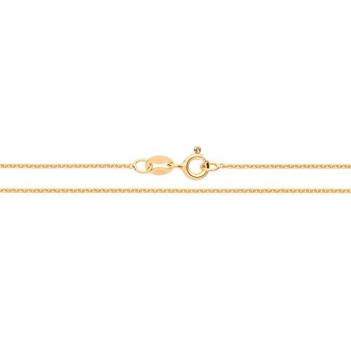Silver Yellow Gold Plated Rolo Chain 