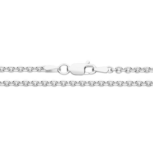 Silver Close Rolo Chain 