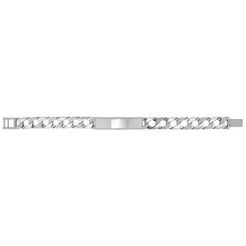 Silver Gents' Cast Id Bracelet 