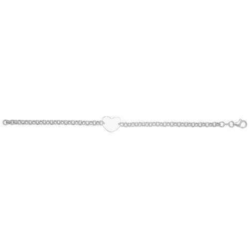 Silver Heart Bracelet 