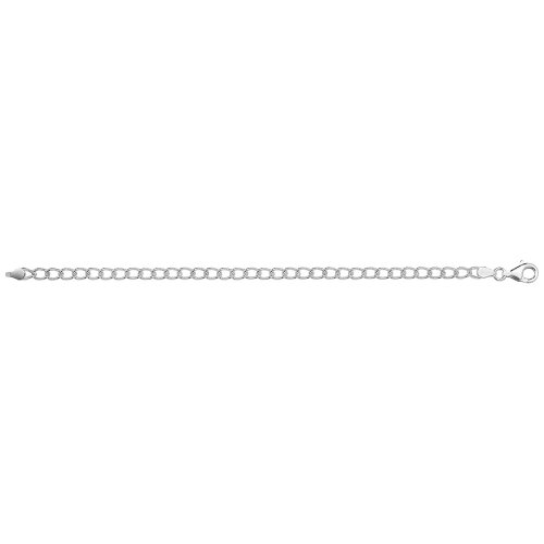 Silver Curb Bracelet 