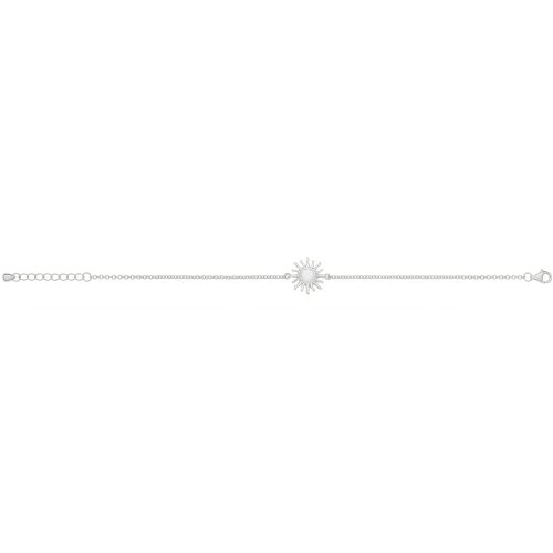 Silver Rhodium Sun Bracelet 