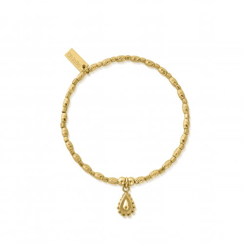 Chlobo Gold Soul Glow Raindrop Bracelet