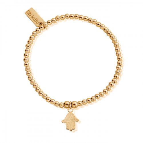 Chlobo Gold Cute Charm Hamsa Hand Bracelet