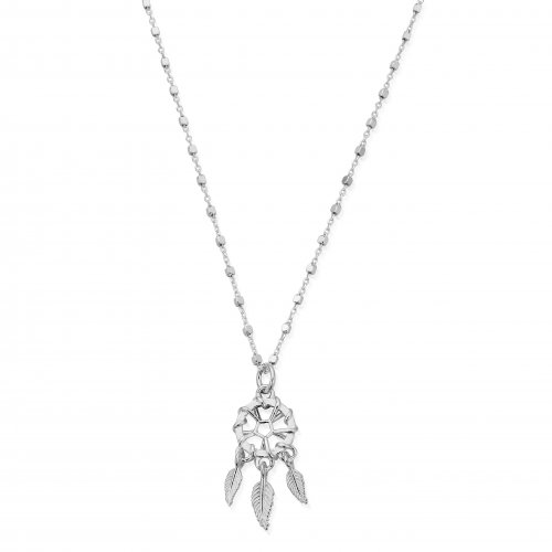 Chlobo Delicate Cube Chain Dream Catcher Necklace