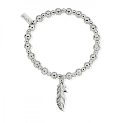 Chlobo Mini Small Ball Feather Bracelet