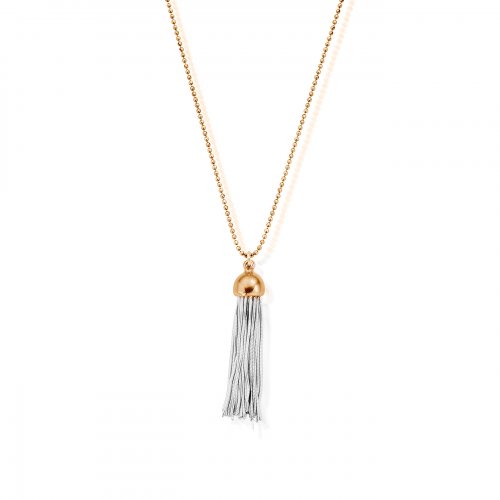 Chlobo Gold Diamond Cut Chain With Gold Cap Tassel Pendant
