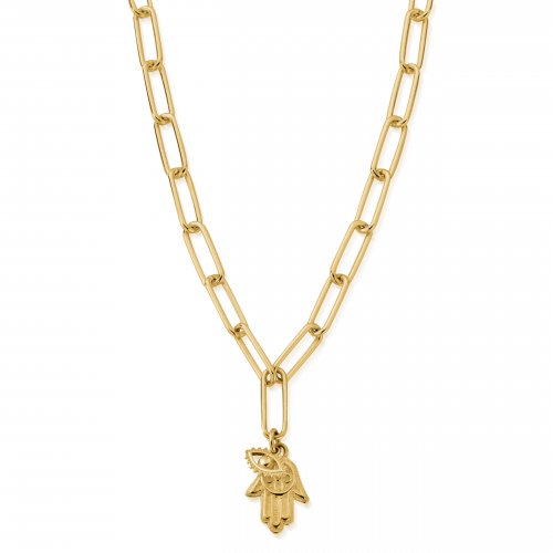 Chlobo Gold Link Chain Protection Necklace