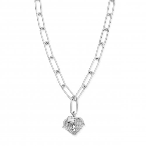 Chlobo Link Chain Faith And Love Necklace