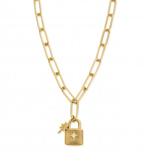 Chlobo Gold Link Chain Treasured Dreams Necklace