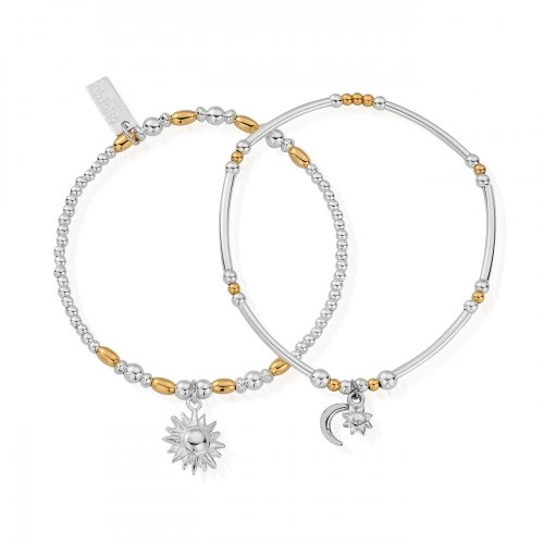 Chlobo Gold And Silver Dusk To Dawn Set Of 2