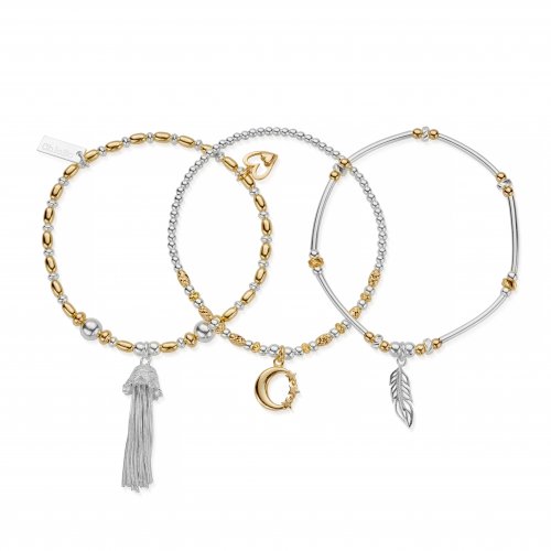 Chlobo Gold And Silver Stack Of 3