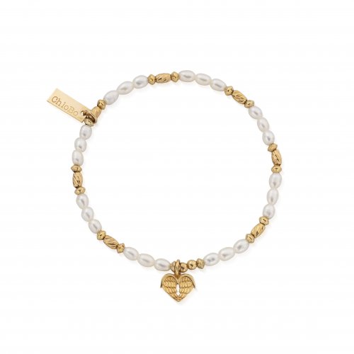 Chlobo Gold Heart Of Love Bracelet