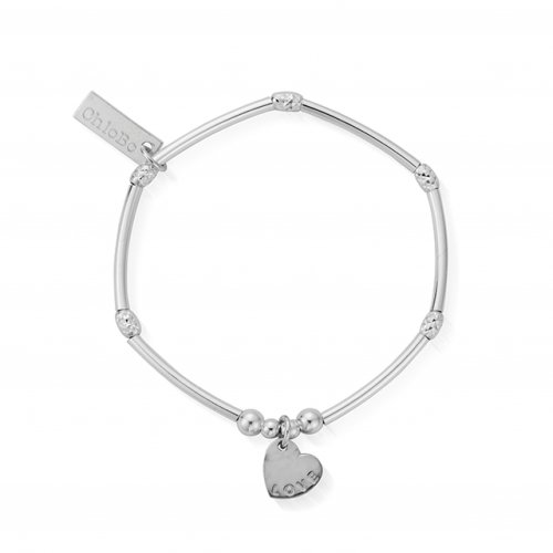 Chlobo Children's Mini Noodle Sparkle Rice Love Disc Bracelet
