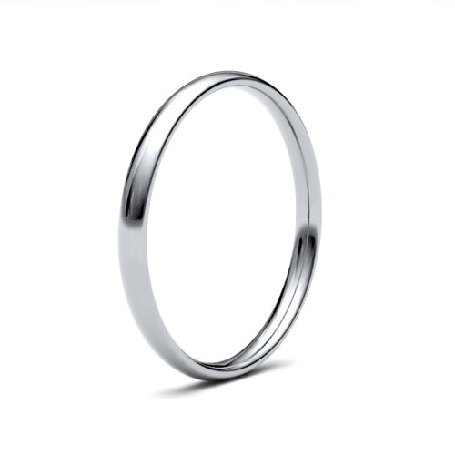 Palladium 2mm Light Court Wedding Ring
