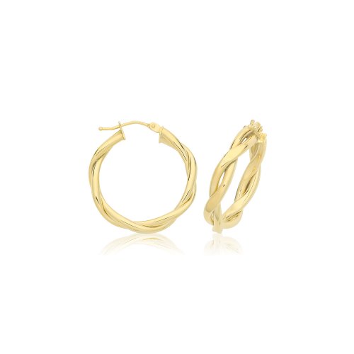 9ct Gold Hoops Earrings ER1220-