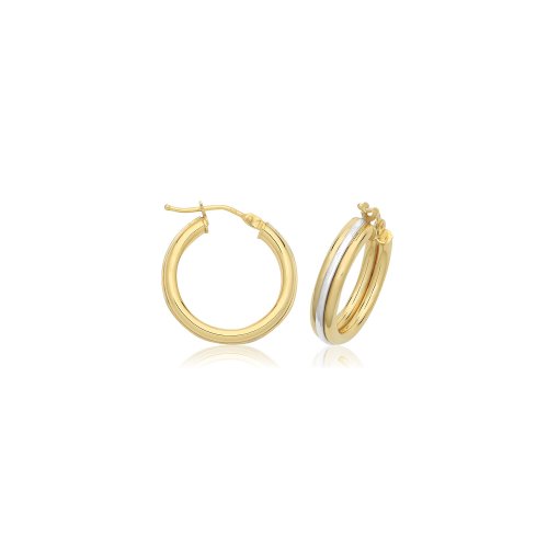 9ct Gold Hoops Earrings ER1219-