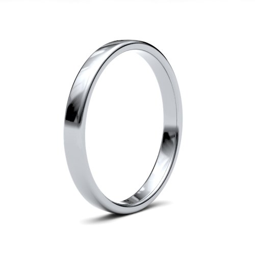 Palladium 2.5mm Light Soft Court Wedding Ring