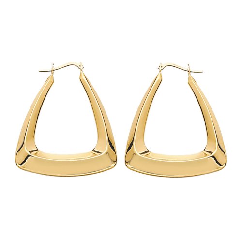 9ct Gold Creole Earrings 