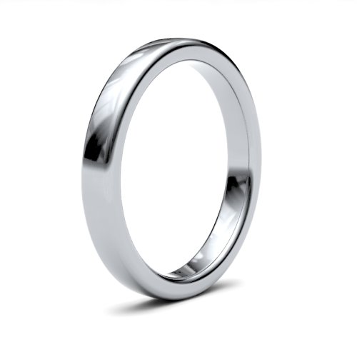 Palladium 3mm Heavy Soft Court Wedding Ring