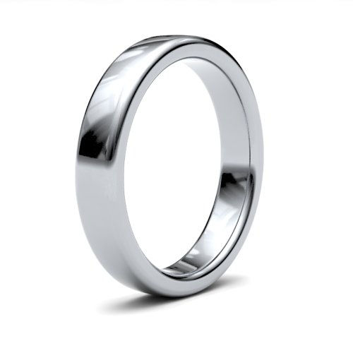 Palladium 4mm Heavy Soft Court Wedding Ring