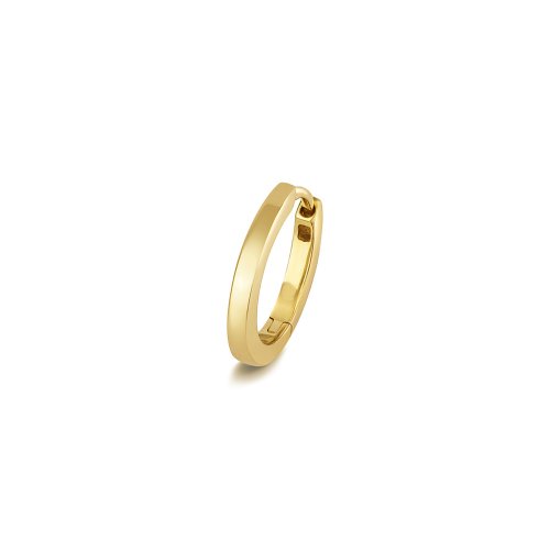 18ct Gold Square Tube Cartilage Hoop ESQ2005-