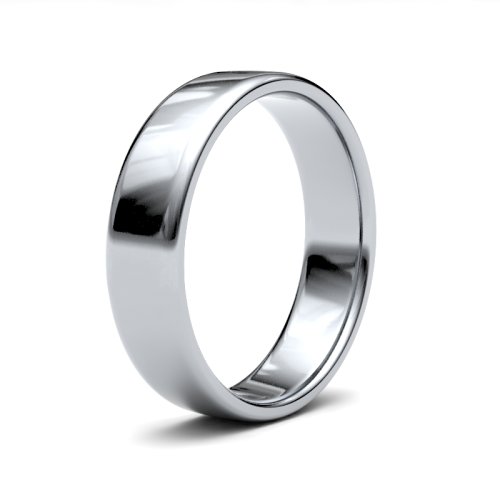 Palladium 5mm Light Soft Court Wedding Ring