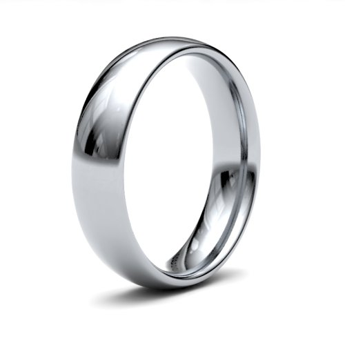 Palladium 5mm Medium Court Wedding Ring