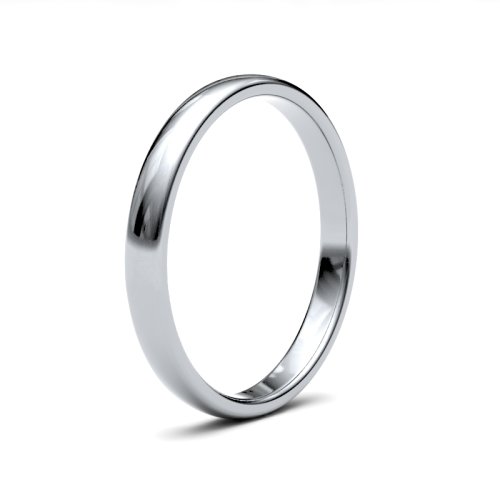 Palladium 2.5mm Premium Medium Court Wedding Ring