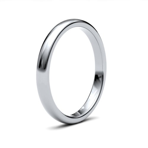 Palladium 500 2.5mm Premium Heavy Court Wedding Ring