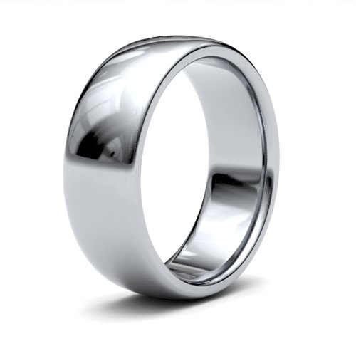 Platinum 7mm Premium Medium Court Wedding Ring
