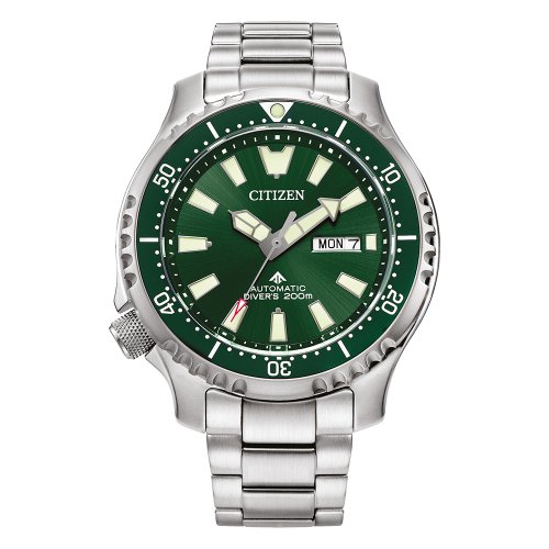 Citizen Men's Promaster Diver Automatic Watch Green Dial