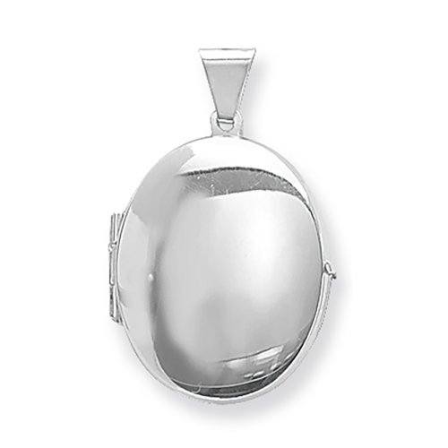 Silver Oval Locket 