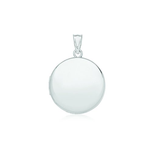 Silver Plain Round Locket 