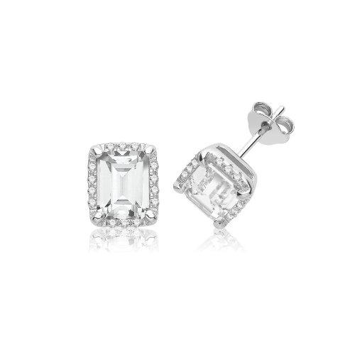 Silver Cz Studs 