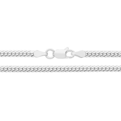 Silver D Shape Snake 