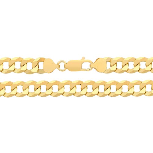 Silver Gold Plated Flat Curb 