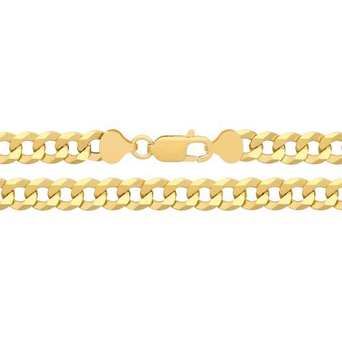 Silver Gold Plated Flat Curb 