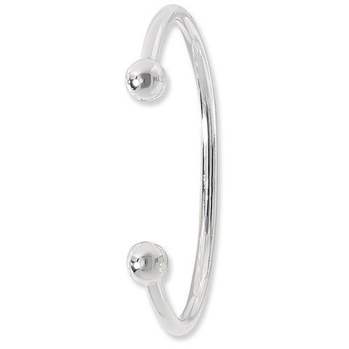 Silver Gents' Torc Bangle 
