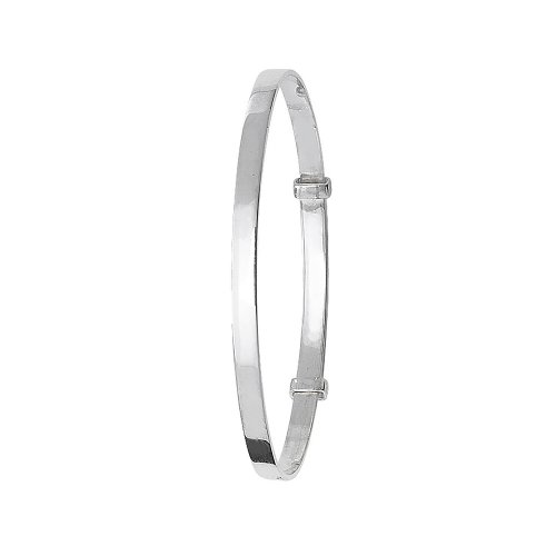Silver Babies' Expandable Bangle 