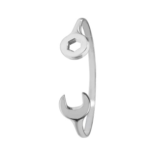 Silver Babies' Spanner Bangle 