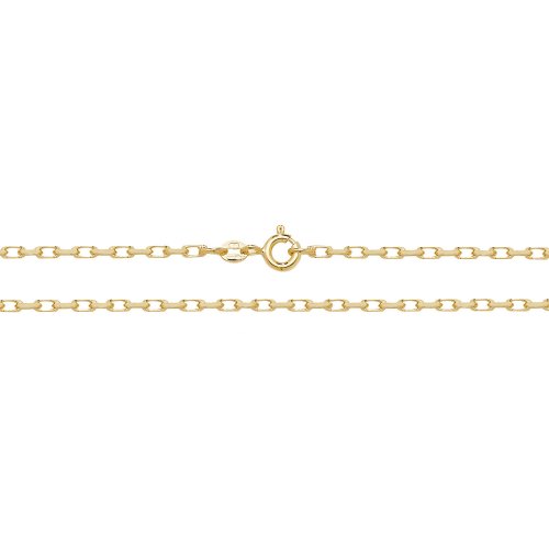 9ct Gold Diamond Cut Belcher Chain 