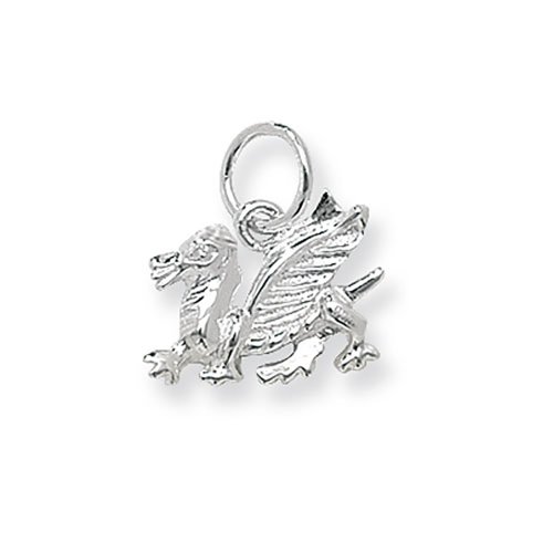 Silver Welsh Dragon Pendant G6257