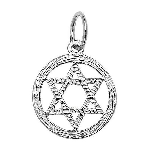 Silver Star Of David Pendant 